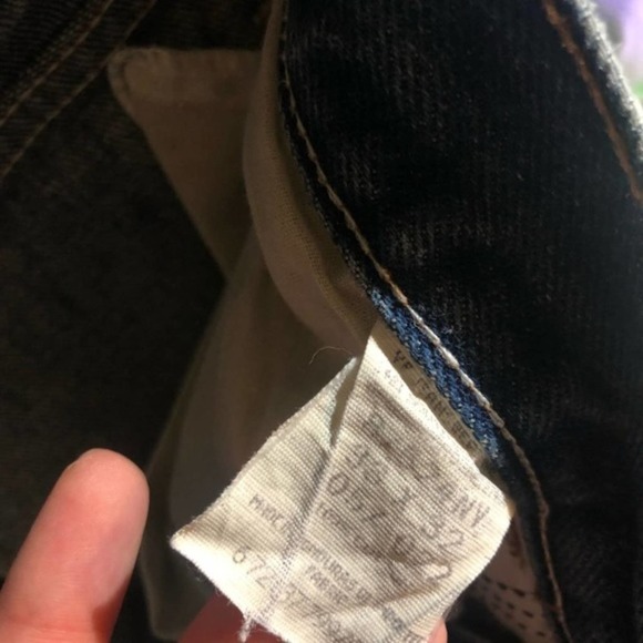 Vintage Mens 33x32 Rustler Blue Denim Straight Jeans Made in USA - Picture 4 of 9